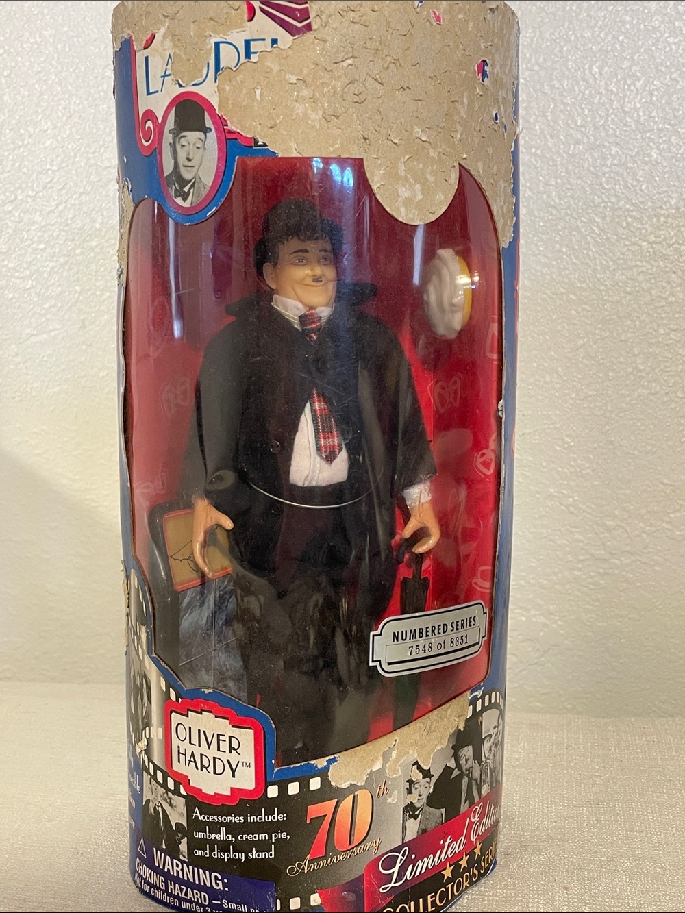 Oliver Hardy 70th Anniversary Collectible Doll – Black Outfit